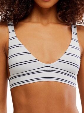 Free People From The Start Striped Bralette